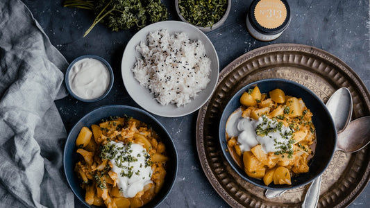 Indisches Blumenkohl-Kartoffel-Curry "Aloo Gobi"