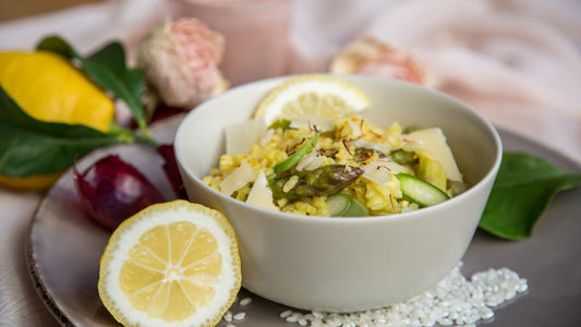 Spargel-Zitronen-Risotto