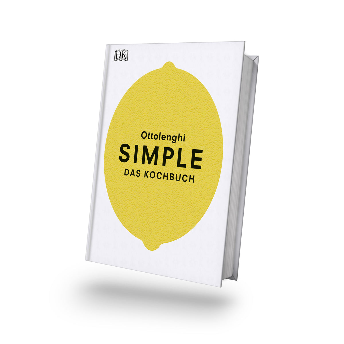 Buch mit großer gelber Zitrone auf dem Cover, Titel: Ottolenghi Simple - Das Kochbuch.