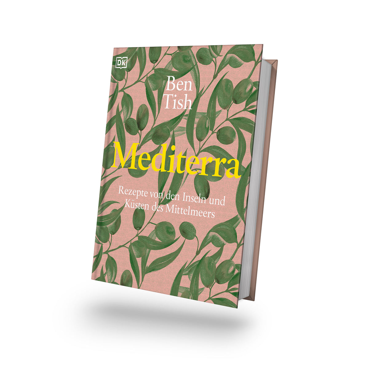 Geschenkset Mediterra von Ben Tish mit grünem Blatt-Design auf der Verpackung.