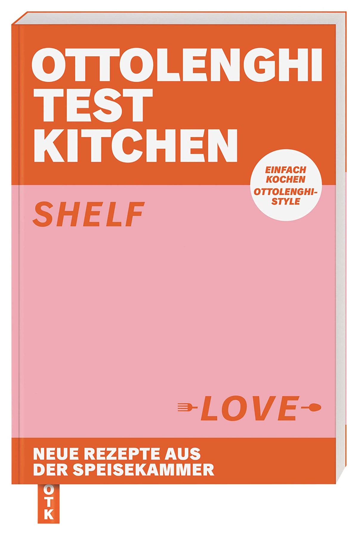 Geschenkset Ottolenghi Test Kitchen: Shelf Love, rosa-orange, deutscher Untertitel unten.